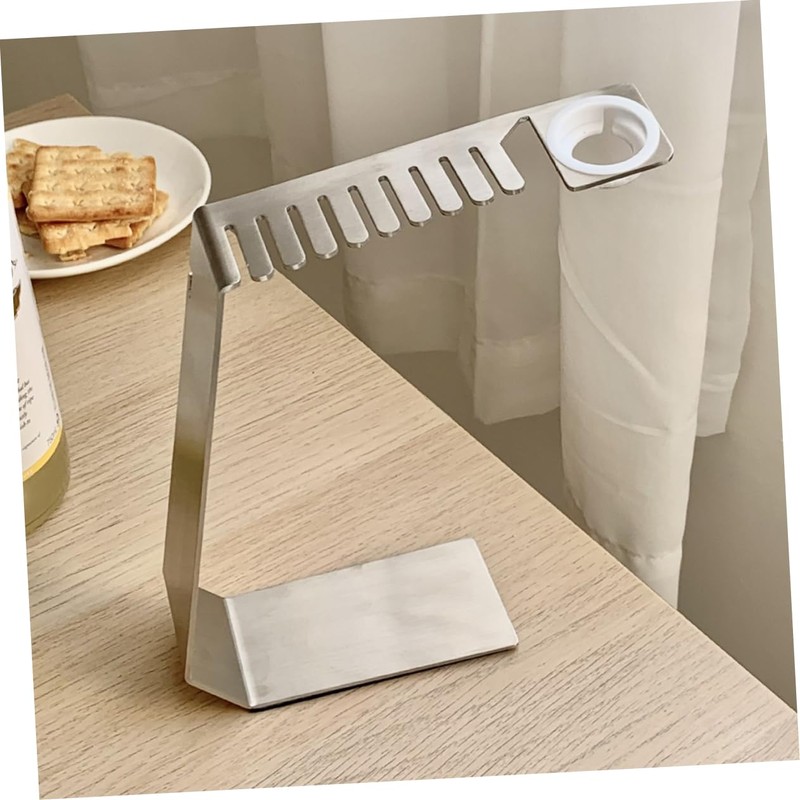 Mikinona Metal Watch Strap Holder Stand Compact Desktop Storage Base