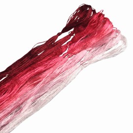 MINGGUXIUYI 8 Skeins Mulberry Silk Floss Embroidery Thread Floss-Cross Stitch Threads China Silk Woven Jewelry Threads DIY Sewing Kits (05)