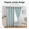 Anytime Home Curtains Blackout and Sheer Layered Solid Window Curtain