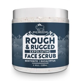 Exfoliante facial Wild Mountain para hombres con microdermoabrasión y control de vellos encarnados