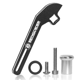 REDSPIDER RC Steering Wheel Trigger RC One-Handed Control Accessory Adapter for Flysky NB4/NB4 Pro Controller Trigger One-Handed Control Adapter Upgrade Parts (Black)