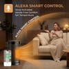 Space Heater, Electric Heaters for Indoor Use, Digital Display, 24H