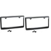 100% Real Carbon Fiber License Plate Frame Gloss Finish -