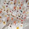 HPYFOI Fall Nail Stickers for Nail Art Thanksgiving Day Nail