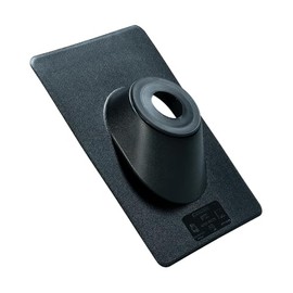 Water-Tite 81755 Roof Flashing, 9-1/4-by-13-Inch Hard Plastic Base with Elastomer Collar, for 2-Inch Vent Pipe