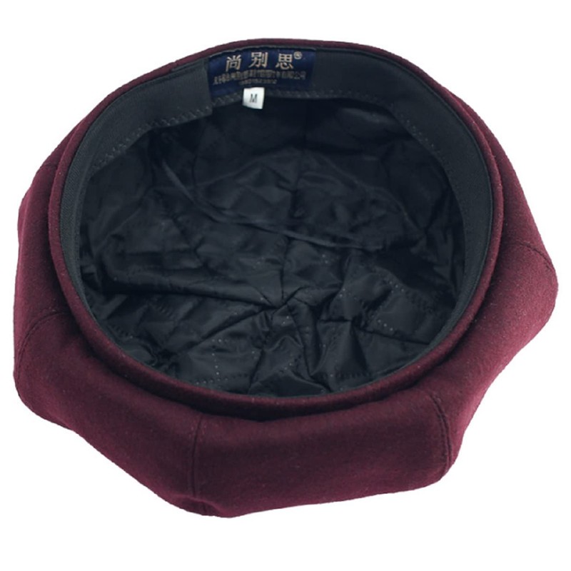 deaizaka.biz Painter's Hat, Cartoonist Beret, Artist's Basque Beret, Men's Wool