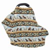Binienty Car Seat Covers Canopy Cover for Babies, Western Aztec