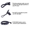 Miheal RGB LED Strip Computer Lighting via Magnet with 24