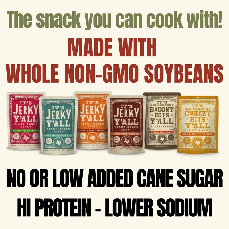 It's Jerky Y'all Plant Based Jerky SWEET & SPICY |