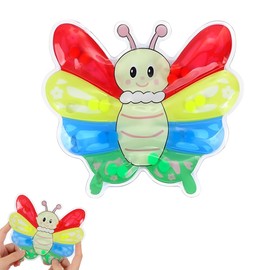GegXcn Butterfly Colour Sorting Toys for Toddlers, Montessori Learning Toys with 4 Vibrant Colors & Squishy Beads, Fine Motor for Preschool Classroom or Home Education