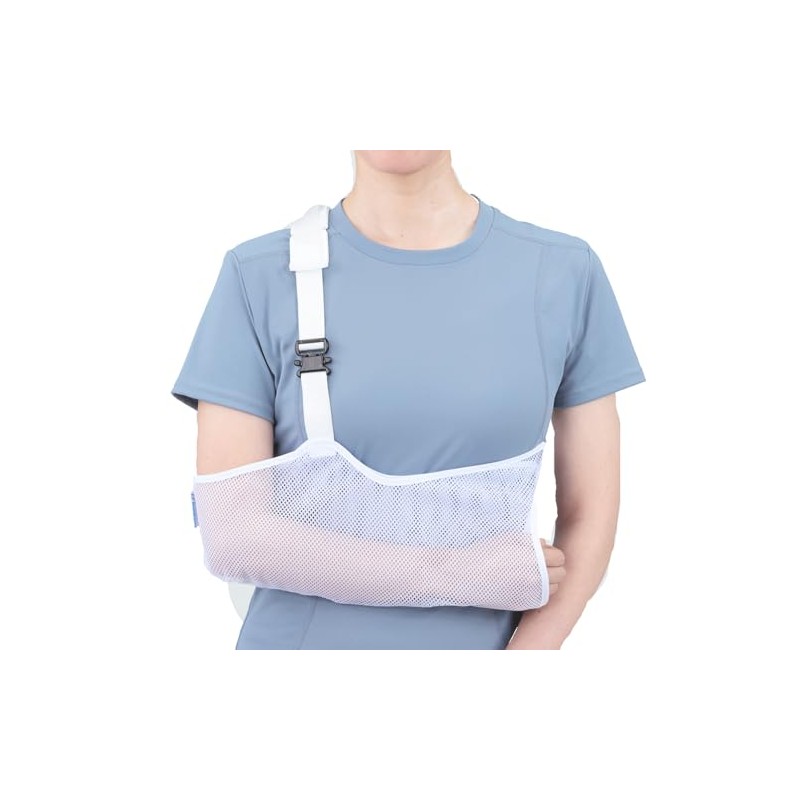 bonbone Arm Sling Support Arm Holder White Free Size