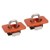 2pcs Stainless Steel Bull Ring Truck Bed Side Tie Down