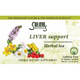 Salem Botanicals Liver Support Herbal Tea, Caffeine Free 20 Tea Bags (Печеночный чай травяной)
