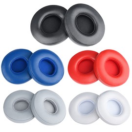 FsGrg Ear Pads Headphone Pads Replacement Pads for Beats Solo3 / FOR Beats Solo2 Wireless On-Ear Sealed Gaming Headset Replacement Headphone Pads Ear Pads Earpads Ear