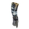 Hornerey T-05Spi Genuine Drinking Horn 0.5 L with Horn Stand and Spiral Milling 500 ml Buffalo Horn Black