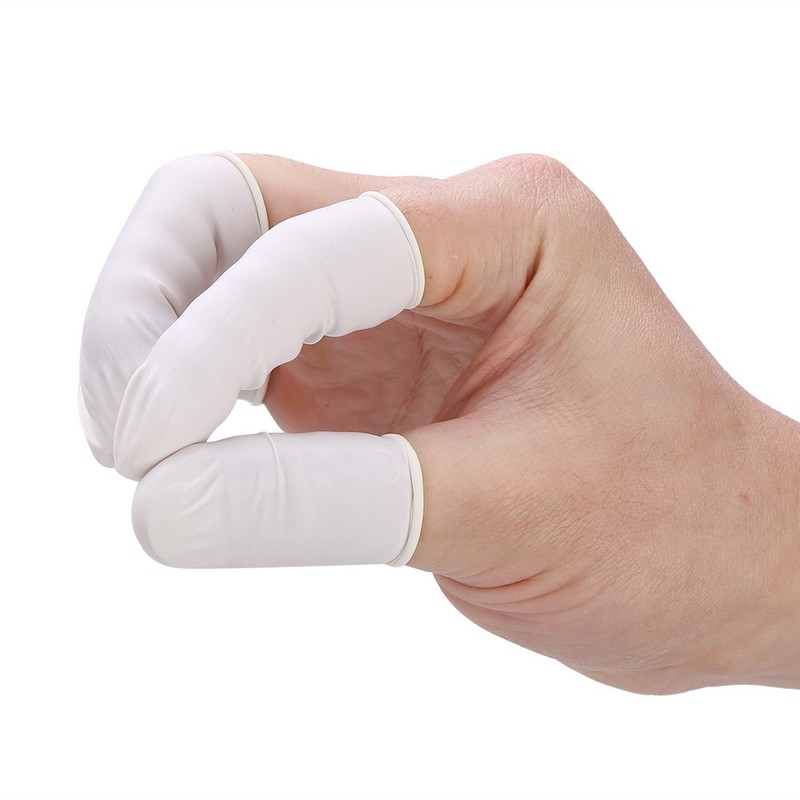 Cunas Para Dedos De Látex, 300 Cunas De Látex Para