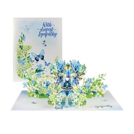 MeeSunnie Paper With Deespest Sympathy Pop Up Greeting Card, With Deepest Loss of Pet, Mom, Mother, Father, Dad,Child, Grandma, Thinking Of You for Loved One with Envelop (2)