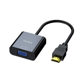 BOOC HDMI to VGA No Audio Adapter for PC/Laptop/Projector - Black 0.2M