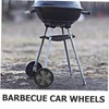 CAXUSD Stable BBQ Grill Wheels Easy to Move Caster Wheels