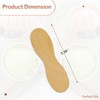 Perfect Stix 60mm Birchwood Plain Taster Ice Cream Paddle Spoon,