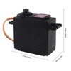 DiGiYes 2 Pack MG996R Servo Motor 180 Degree Metal Gear