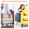 Upgraded Furniture Sliders for Carpet 1-1/4" 24 PCS