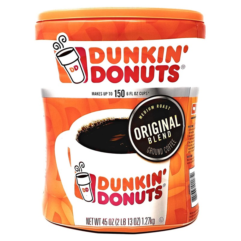 Dunkin Donuts Original Blend Ground Coffee - 90 oz Total