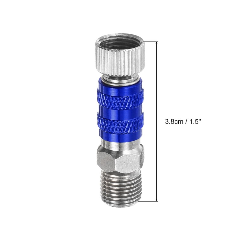 PATIKIL 1/8 Air Brush Connector Adapters, 2pcs Air Brush Quick