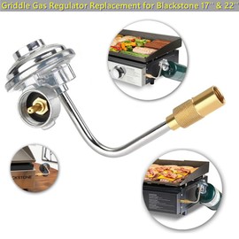 MCAMPAS - Regulador de plancha de repuesto para plancha de mesa Blackstone de 17 y 22 pulgadas, CharBroil 19952085/Pit Boss PB336GS