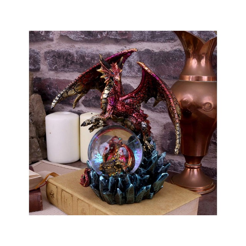 Nemesis Now Ruby Oracle Snowglobe, Red, 18.5cm