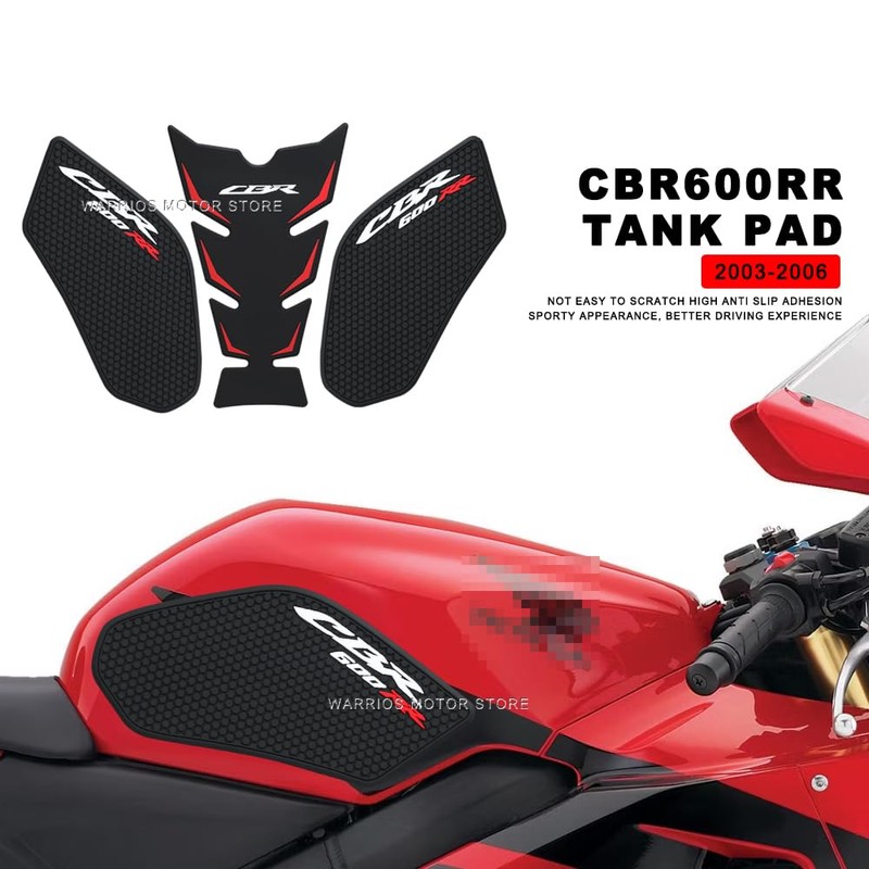 Wodpice Motorcycle Tank Protector for CBR600RR CBR 600 RR 2003-2006,