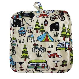 Two Lumps of Sugar Bear Silli Hottie - Heat Resistant Pot Holder with Flexible Grips, 8"x8" Square, Quilted Lining, and Hanging Loop - Stylish Designs for Cooking, Baking, and Grilling