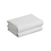 Cuddles Collection Cot Jersey Fitted Sheets (White, Pack of 2)