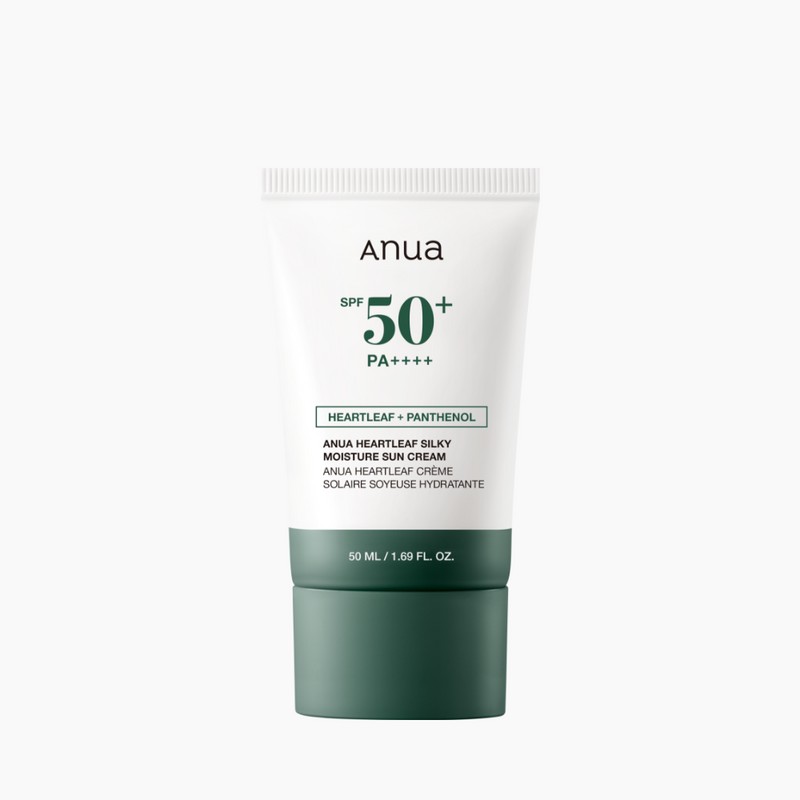 Anua 아누아 어성초 실키 모이스처 선크림 SPF50+ PA++++ 50ml, 1개