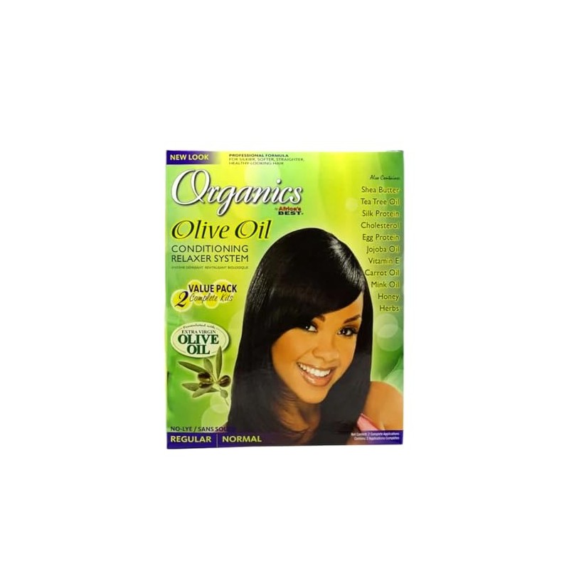 MURPHY'S BRUSH AND JAR WITH Africa Best Olive Oil Relaxer