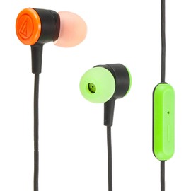 オーディオテクニカ スマートフォン用カナル型イヤホン リモコン/マイク付 ブラッククレイジー ATH-CKL220iS BCZ