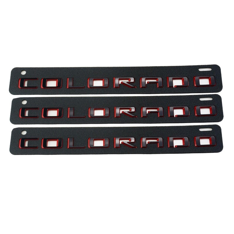 4X 2021 +Colorado ZR2 Emblems Badge 3D Door Tailgate Nameplate