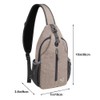 WATERFLY Sling Bag Sling Backpack Crossbody Bag Hiking Daypack for