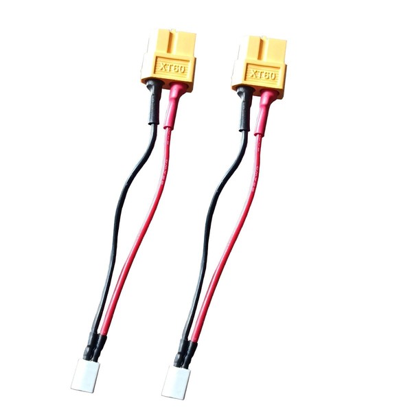JINOARC 2PCS BT2.0 Connector 100mm 22AWG FPV Male Cable for