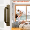 Self-Stick Instant Cabinet Handles - 2pcs Aluminum Alloy Drawer Pulls
