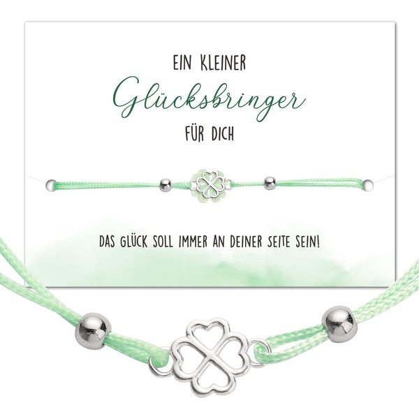 BOOMTOP Clover Leaf Bracelet Women's Lucky Bracelet Four Leaf Clover