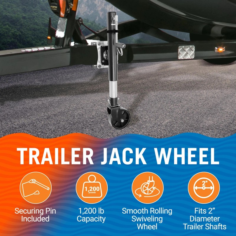 Better Boat Trailer Jack Wheel Replacement Trailer Tongue Jack Wheel