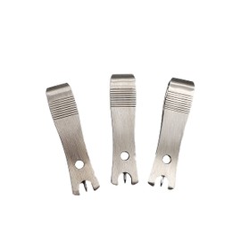 3 PCS Jig Eye Punch Cleaner for Overcoated Jig Eye Paint & Line Clipper, All-in-One Tool. Size: 2" x 0.5" x 0.5", by AL's Goldfish Lure Company