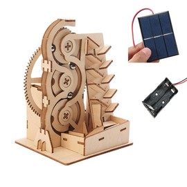 Wooden Marble Track Construction Kit Fun and Educational Building Blocks for Kids, Stem Learning Toy for Boys and Girls, Multiple Tracks and Endless Possibilities Foam Blocks Wedgits Building Blocks