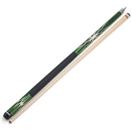 GSE Games & Sports Expert 58" 2-Piece Canadian Maple Billiard Pool Cue Stick(4 Colors, 18-21oz) (Green - 21oz)