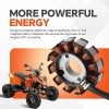 HANQIMOTO GY6 Stator,Gy6 150cc Performance Parts,12 Pole 5 Wire Direct