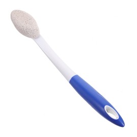 Outanaya Pumice Foot File with Long Handle Dry Skin Remover for Feet Durable Callus Scraper for Cracked Heels Reusable Pedicure Tool for Smooth Skin Care