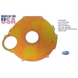 SMR PREMIUM Ford Mustang Manual Transmission To Block Spacer Plate - 5 Bolt 221 260 289