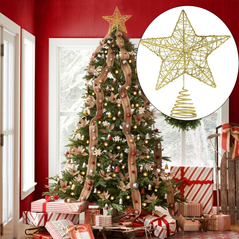 Unomor - Decoración para árbol de Navidad de 10 pulgadas
