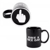 DOREKIN Haben Sie einen schönen Tag Kaffeetasse Mittelfinger Lustige Cup